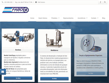 Tablet Screenshot of fabobombas.com.br